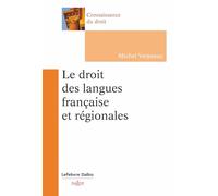 Le droit des langues française et régionales