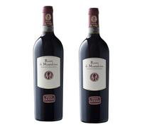 Le Due Sorelle Brunello di Montalcino Riserva DOCG -1 Bottiglia 0.75l - Ambrogio e Giovanni Folonari Tenuta la Fuga - (2, La Fuga Rosso di Montalcino)