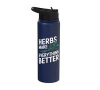 Le erbe rendono tutto migliore - Giardinaggio delle erbe Stainless Steel Insulated Water Bottle