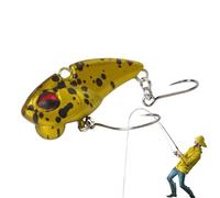 Le esche per il basso, le piccole esche per affondamento d'acqua dolce solide con gancio unico - Esca tremore vivida per trote, Crappie e basso - azione realistica per fiumi, laghi