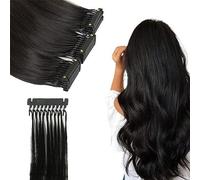 Le estensioni dei capelli naturali veloci e senza soluzione di continuità della macchina 6D di prima generazione possono permanente e tingere i capelli NoTangling, 10 righe,22inch