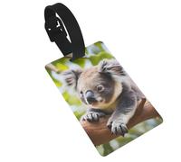 Le etichette per bagagli A Little Koala Prints sono leggere, facili da usare e veloci da identificare per valigie da viaggio e borse.