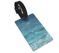 Le etichette per bagagli Deep Blue Sea. Durevole ed elegante, questo accessorio da viaggio unisex rende facile identificare il tuo bagaglio.