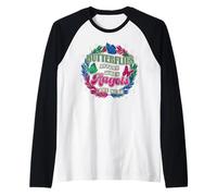 Le Farfalle appaiono Quando Gli Angeli Sono vicini Regalo Maglia con Maniche Raglan