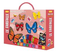 Le farfalle. Mega box arts & crafts. Ediz. a colori. Con gadget [Board book]