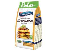 Le Farine Magiche, Farina di Mais, Polenta Bramata Bio, dalla giusta granulosità ideale per Dolci e Salati, Confezione da 400g (12 pezzi)