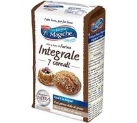 Le Farine Magiche - Farina Integrale ai 7 Cereali | Miscela equilibrata di sette cereali per pane, pizza e ricette rustiche | Fonte naturale di fibre | Confezione da 900 g (Pack Of 10)