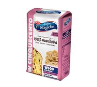 Le Farine Magiche - Farina Manitoba 100% Tipo 0, Forza per Grandi Lievitati, Pizza e Pane - Ideale per Lunghe Lievitazioni - Qualità Superiore, Grani del Canada, Confezione 1kg