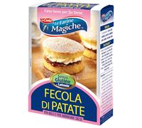 Le Farine Magiche - Fecola di Patate Senza Glutine e Lattosio | Amido di Patate per Dolci Soffici, Torte e Creme | Addensante Naturale per Salse, 100% Vegetale e Non OGM - Confezione da 250g