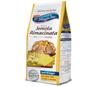 Le Farine Magiche Mix con Semola Rimacinata 100% Italiana Macinata a Pietra, con Germe di Grano e Curcuma, Ideale per Pasta Fresca e Pane, Confezione da 400g