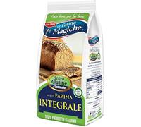 Le Farine Magiche - Mix di Farina Integrale Senza Glutine e Lattosio, Miscela con Riso Integrale e Pasta Madre, 100% Prodotto Italiano, Formato Scorta - Confezione da 6 x 300g