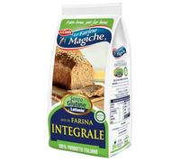 Le Farine Magiche - Mix di Farina Integrale Senza Glutine e Lattosio, Miscela con Riso Integrale Macinato a Pietra e Pasta Madre, 100% Prodotto Italiano, Confezione da 300g