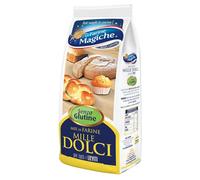 Le Farine Magiche - Mix Mille Dolci Senza Glutine, Preparato per Torte, Biscotti e Crostate, Senza Lievito, Ideale per Pasticceria Casalinga, Confezione 400g