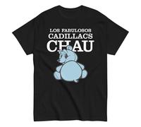 Le favolose Cadillacs, Banda Rock Argentina. Rock Nazionale Argentino. Maglietta in cotone 100%. Stampa DTG. Taglia unisex. CAM2612, nero, L