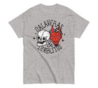 Le favolose Cadillacs, Banda Rock Argentina. Rock Nazionale Argentino. Maglietta in cotone 100%. Stampa DTG. Taglia unisex. CAM2611, grigio, L