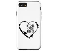 Le femmine catturano i pesci pescano il cuore pescatore pescatore Custodia per iPhone SE (2020) / 7/8