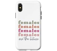 Le femmine sono thr futuro retrò vintage donne madri sorelle Custodia per iPhone X/XS