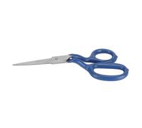 Le forbici per moquette in acciaio inossidabile blu, lunghezza 7,1 pollici, con manico ergonomico curvo