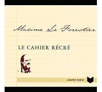 Le Forestier Maxime - Le Cahier Recre