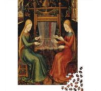 Le Fortune sedute a un telaio1000 Pezzi Impossibili Per Adulti, Giochi, Regali, Sfide Per BambiniStile medievale38x26cm/1000pcs