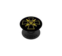 LE FORZE DI TERRA UCRAINE EMBLEMA DELL'ESERCITO UCRAINA FORZE ARMATE PopSockets PopGrip Adesivo