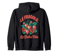 Le Fragole La Dolce Vita Fragole Design Felpa con Cappuccio