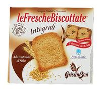 Grissin Bon: " Integrali " Fette Biscottate - Fette Biscottate Integrali . Toast italiano - 250g Confezione da 4