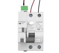Le Garage - Differenziale Auto Riarmabile superimmunizzato - 2P 63A 30mA 6Ka - Ripristino automatico - Tipo A SI - Cavi di richiamo inclusi - Interruttore RCCB intelligente - Guida DIN
