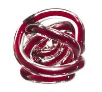 LE GEMME DI VENEZIA Il Nodo DELL'AMORE DIAM 8 cm Rosso