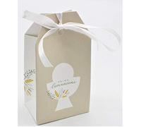 LE GEMME DI VENEZIA Scatoline Portaconfetti Prima Comunione 20 Pezzi + Nastrino + Bigliettini