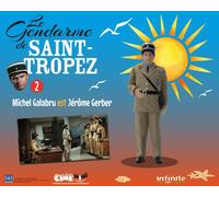 Michel Galabru Jérome Gerber 2 - Scena Film Le GENDARME de SAINT TROPEZ - Statua Figura da Collezione in PVC Serie Cine-Mini - altezza 10cm