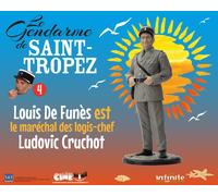 LOUIS De FUNES Ludovic Cruchot Figura 15cm Film GENDARME SAINT TROPEZ CINEMINI