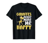 Le Giraffe Mi Rendono Felice Tu Non Sei Tanto Divertente Giraffa Maglietta