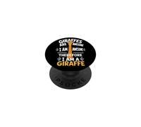 Le giraffe sono fantastiche, sono fantastica, quindi sono una giraffa PopSockets PopGrip Adesivo