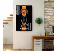 Le-go Technic 42228 McLa*ren MCL39 F1 Auto Oro Adult Wall Panels Gift for Assembly Fan Compatible with Lego 42228, Simple Assembly, Creative Home Decoration(no modle (Classic G)