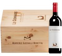 Le Gonnare Bolgheri Superiore DOC 2022 6 bottiglie in cassetta di legno 4,5 l