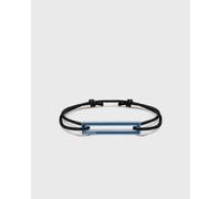 Le gramme 1.7g polished sterling silver blue lacquered cord bracelet men Bracelets black|blue in taglia:ONE SIZE