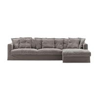 Le Grand Air Divano 3 Posti Chaise Destra Granito Fumé