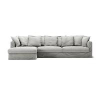 Le Grand Air Divano 3 Posti Destro Ash Stripe/Lino