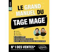 Le Grand Manuel du TAGE MAGE - N°1 DES VENTES: 18 tests blancs + 200 fiches de cours + 2000 vidéos (2025)