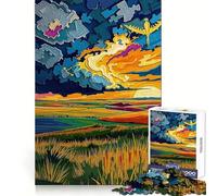 Le Grandi Pianure - Puzzle a infinito per adulti da 1000 pezzi Pensa in modo intelligente, giocattolo per la casa, goditi tagli precisi, decorazione da parete 38x26cm