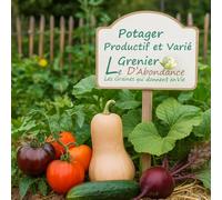 Le Grenier d'Abondance - Kit Sementi da seminare per orto produttivo, vario: verdure gustose da coltivare a casa