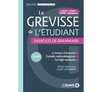 Le Grevisse de l'étudiant: Exercices de grammaire