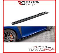 LE-GSF-4F-SD1G SPLITTER MINIGONNE LATERALI Lexus GS F Mk4 Facelift Maxton