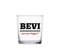 le herisson bicchiere bevi responsabilmente ma non troppo REGALO IDEA MARITO FIDANZATO COMPLEANNO ANNIVERSARIO NATALE