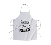 le herisson Grembiule stampato Sposa qualcuno che sappia cucinare l'amore passa la fame no Divertente Idea Regalo Grembiuli Simpatici Con Stampa