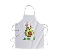 le herisson Grembiule stampato Vegan Chef Vegani Divertente Idea Regalo Grembiuli Simpatici Con Stampa
