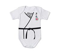 le herisson Karate kimono - Regalo zia zio Body Neonato Manica Corta (3-6 mesi)