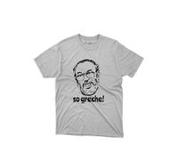 le herisson Maglietta - Mario So Greche! Simpatico Scritta Divertente (IT, Testo, S, Regular, Regular, Bianco)