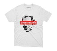 le herisson Maglietta t-Shirt Uomo Amici Conte supercazzola - Idea Regalo Simpatico Scritta Divertente Marito Fidanzato Amico Capo collega (IT, Testo, M, Regular, Regular, Colore Bianco)